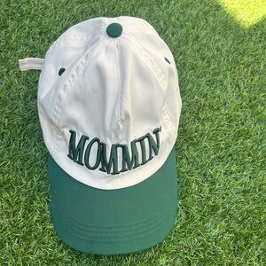 Green and White Cap
